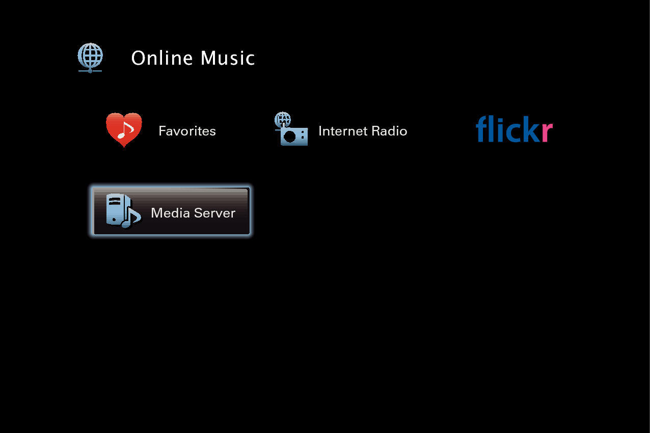 GUI MediaServer AVRX3100WE2